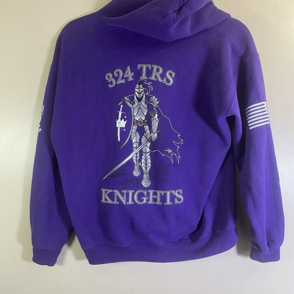 324th Knights Adventicius Imperium US Air Force USAF Men's Hoodie Size Large